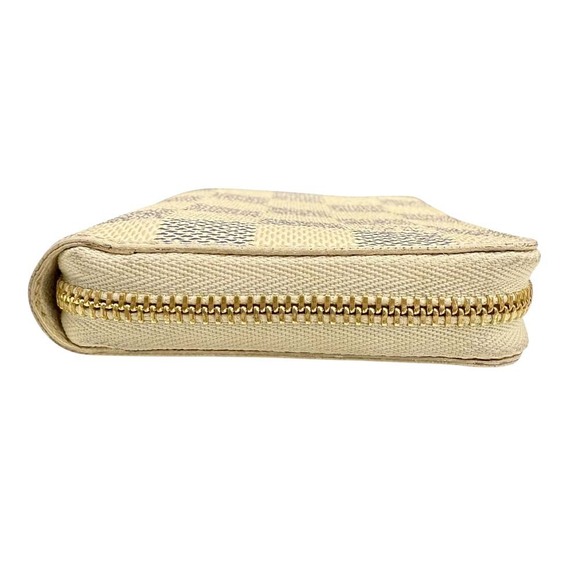 Louis Vuitton Zippy Wallet Damier Azur White Leather - Picture 4 of 13